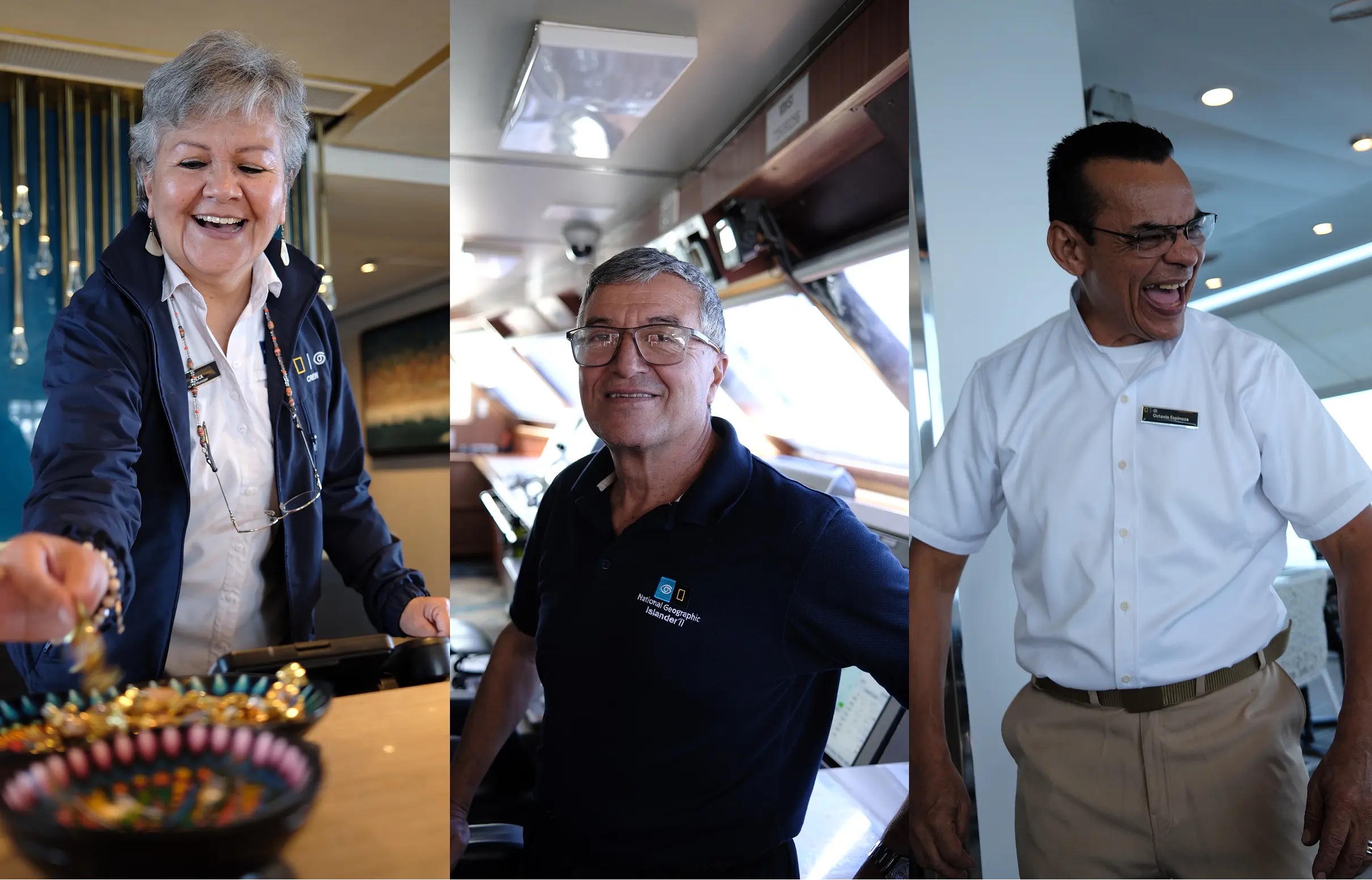 The crew of National Geographic's Islander II